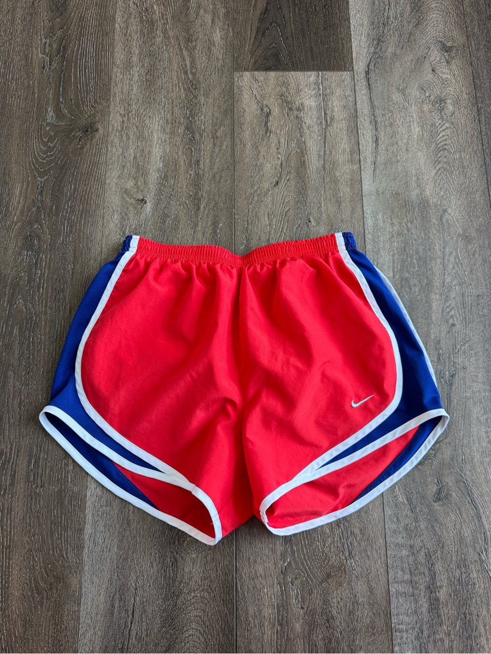 Nike Women’s Red and Blue Running Shorts Women’s Size Small